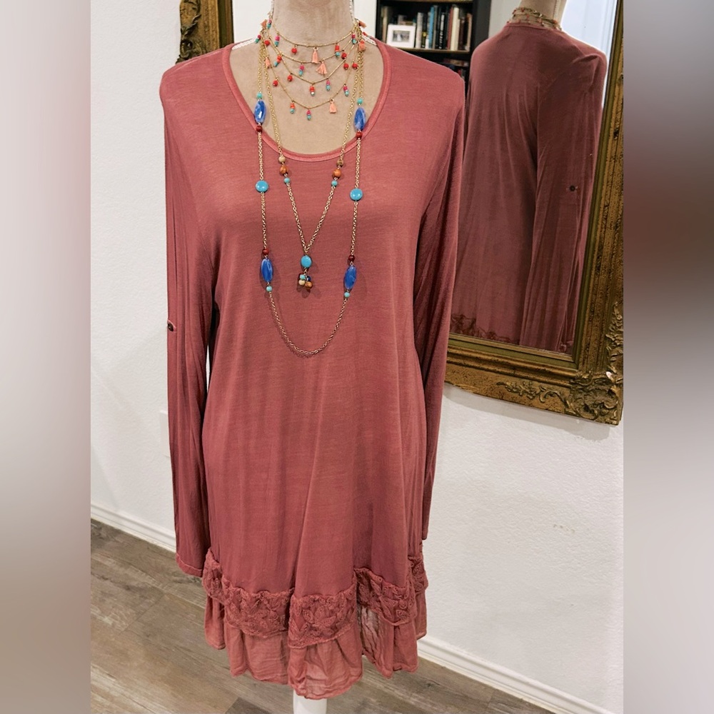 Catalog Classics Boho Gypsycore Hippie Festival Layering Dress Sz XL